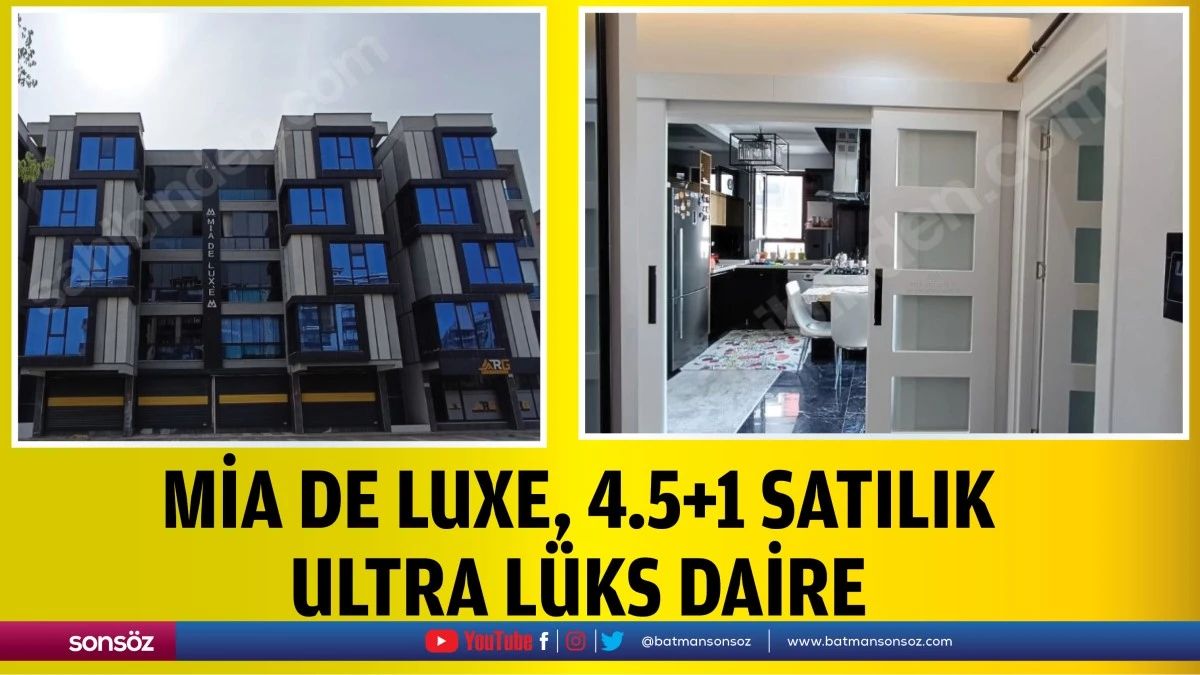 GÜLTEPE MAH., MİA DE LUXE, 4.5+1 SATILIK ULTRA LÜKS DAİRE