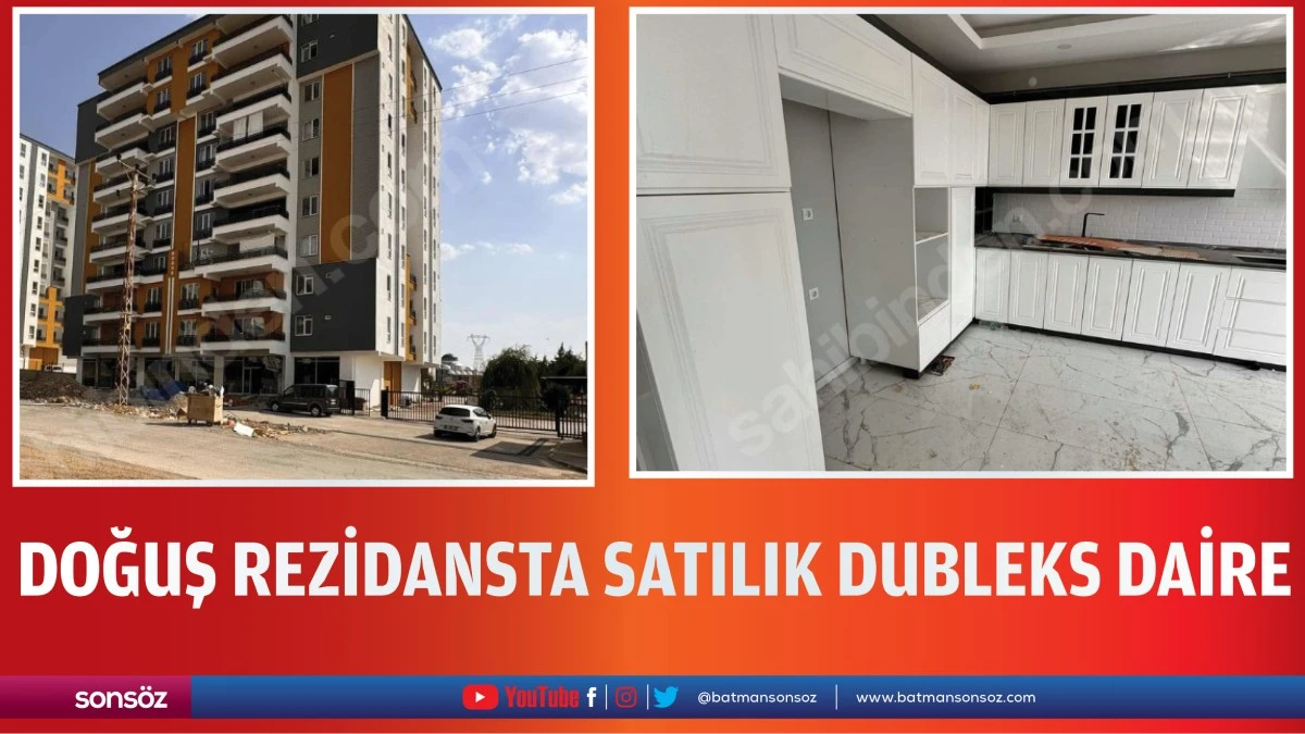 NAS GAYRİMENKULDAN DOĞUŞ REZİDANSTA SATILIK DUBLEKS DAİRE