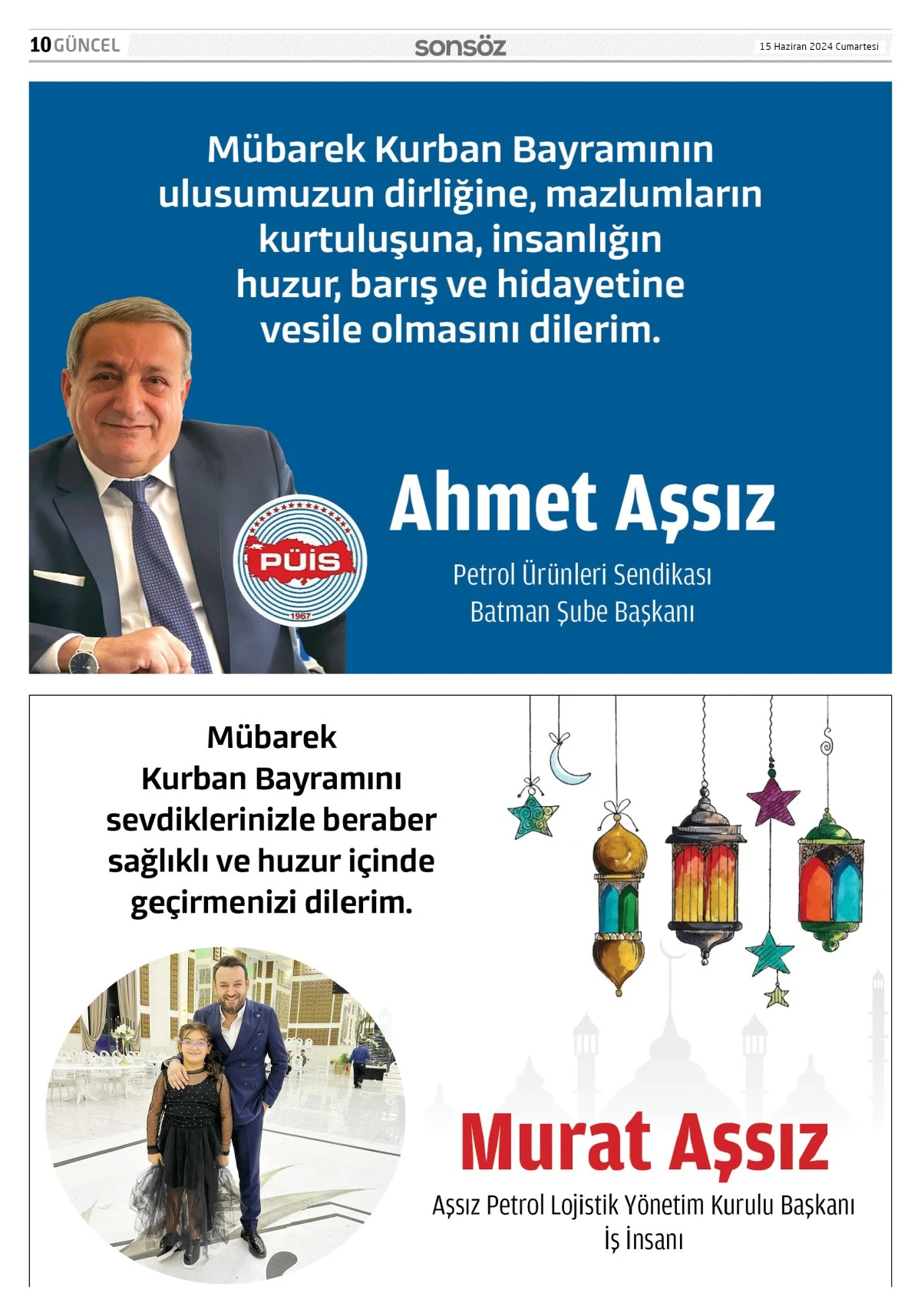 15 Haziran 2024 e-gazete