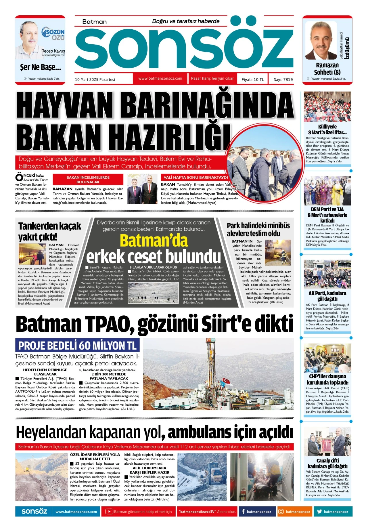 10 Mart 2025 e-gazete