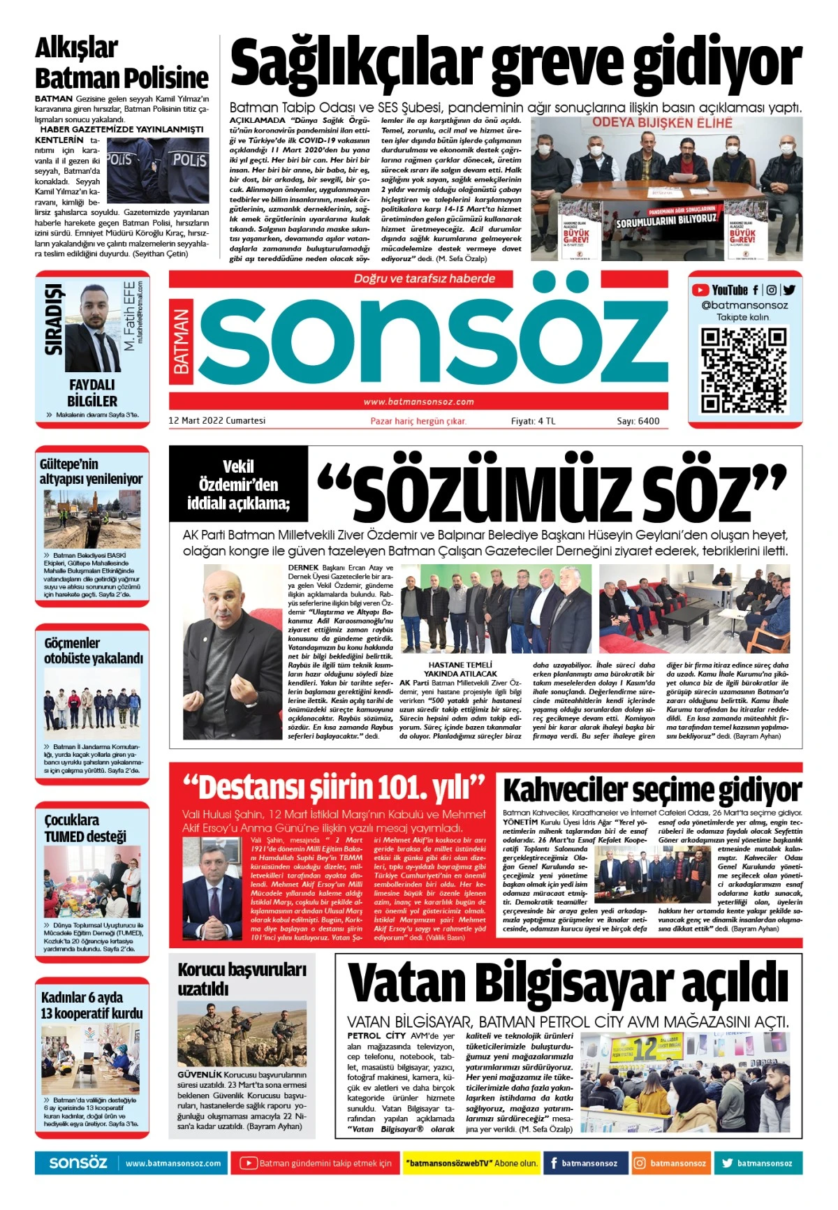 12 MART 2022 E-GAZETE