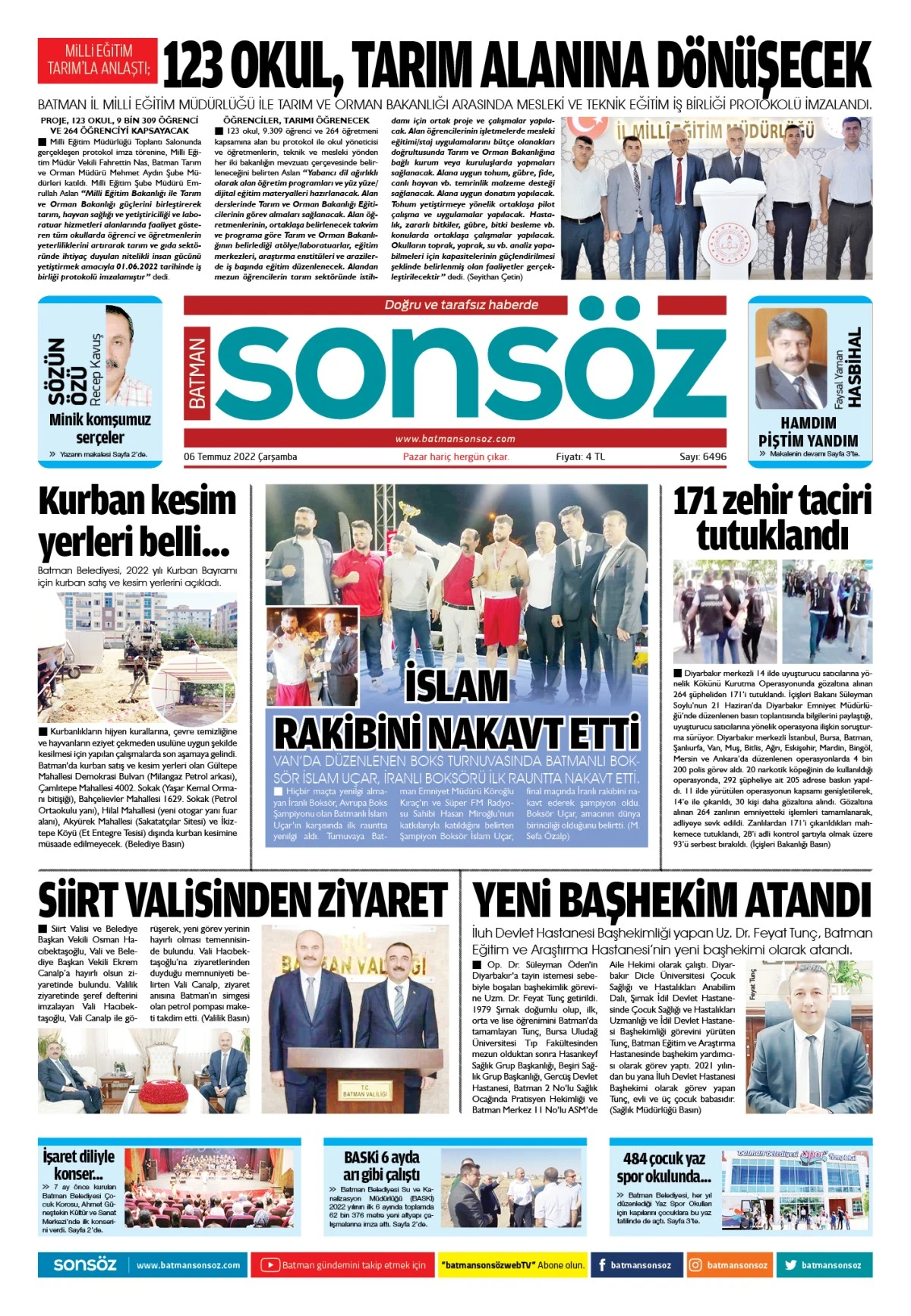 06 Temmuz 2022 e-gazete