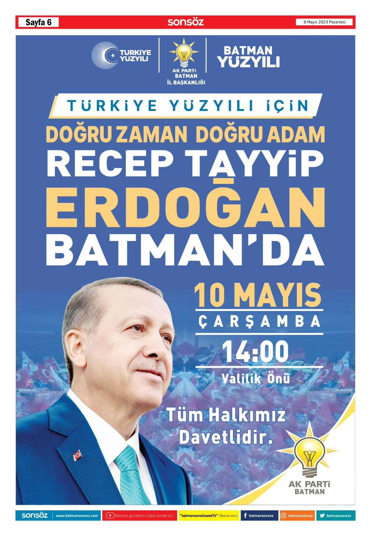 8 Mayıs 2023 e-gazete