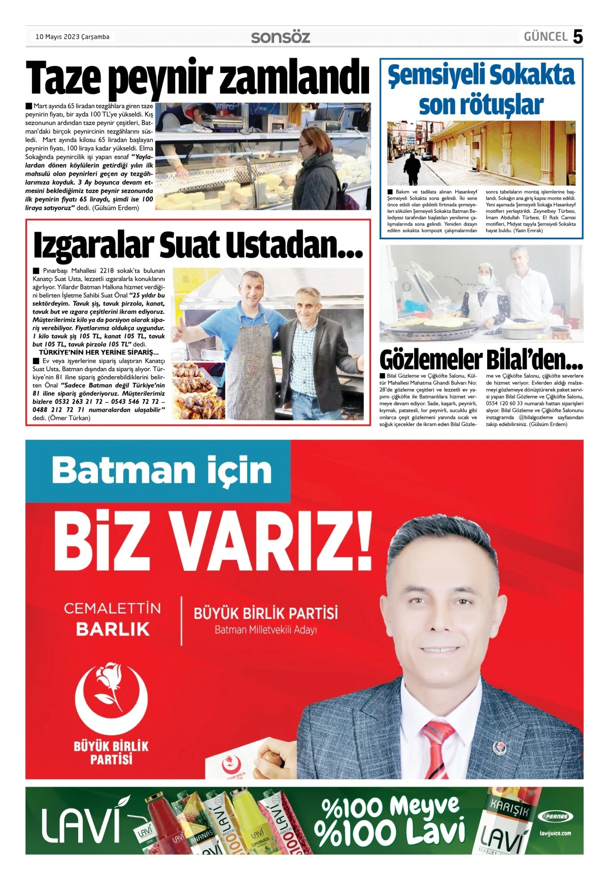 10 Mayıs 2023 e-gazete