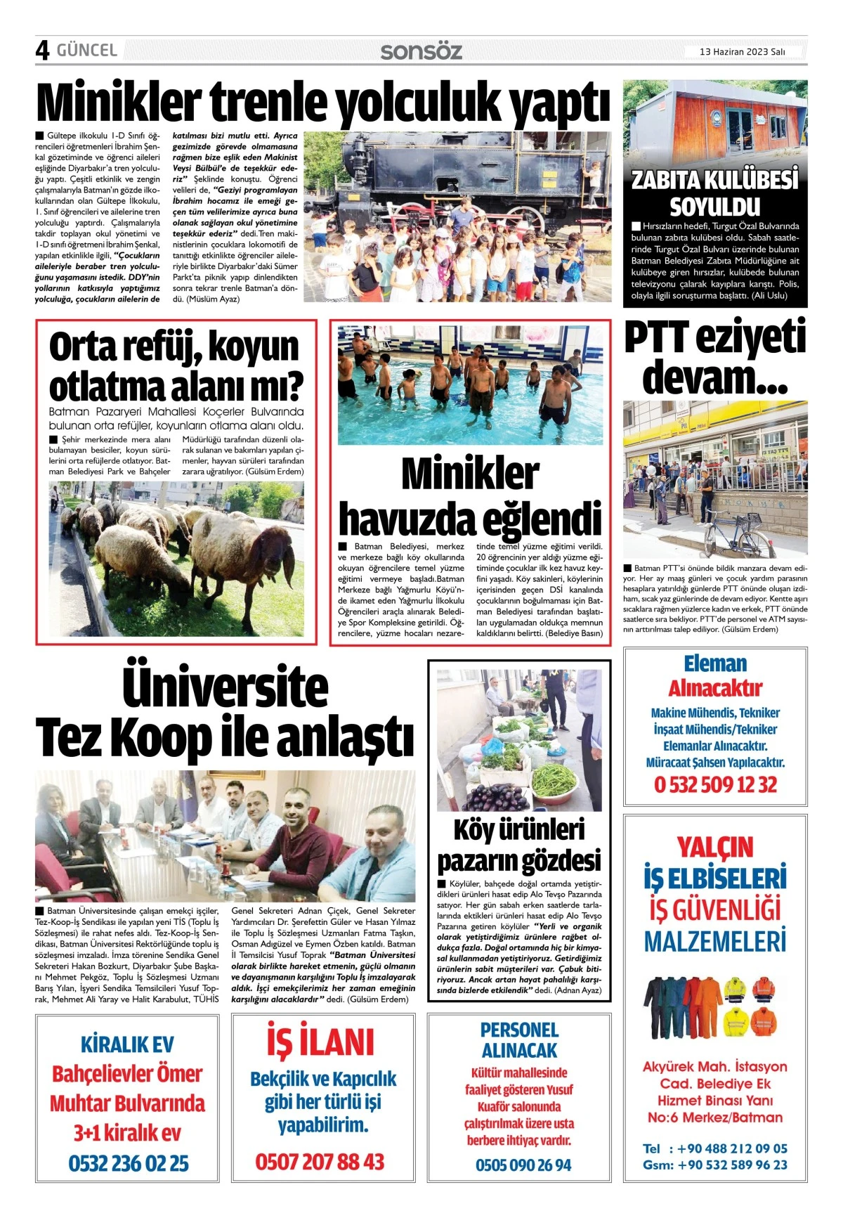 13 Haziran 2023 e-gazete