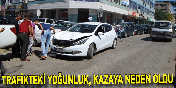 TRAFİKTEKİ YOĞUNLUK, KAZAYA NEDEN OLDU