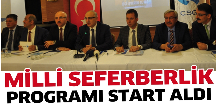 MİLLİ SEFERBERLİK PROGRAMI START ALDI