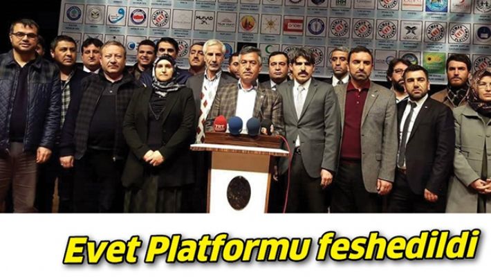 EVET PLATFORMU FESHEDİLDİ