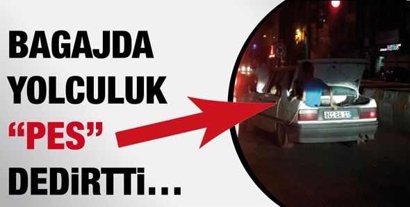 BAGAJDA YOLCULUK “PES” DEDİRTTİ…