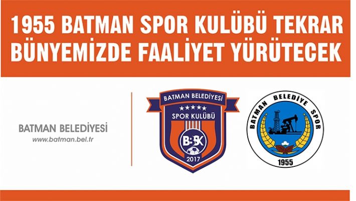 1955 BATMAN SPOR, YENİDEN BELEDİYEDE