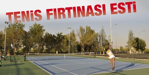 BATMAN’DA TENİS FIRTINASI ESTİ