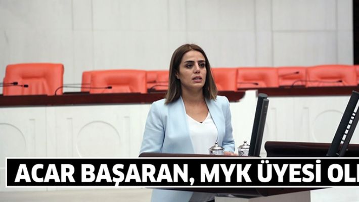 ACAR BAŞARAN, MYK ÜYESİ OLDU