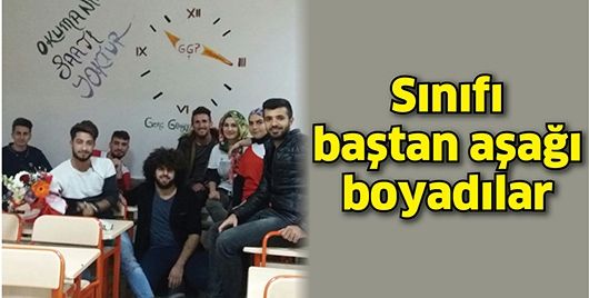 SINIFI BAŞTAN AŞAĞI BOYADILAR