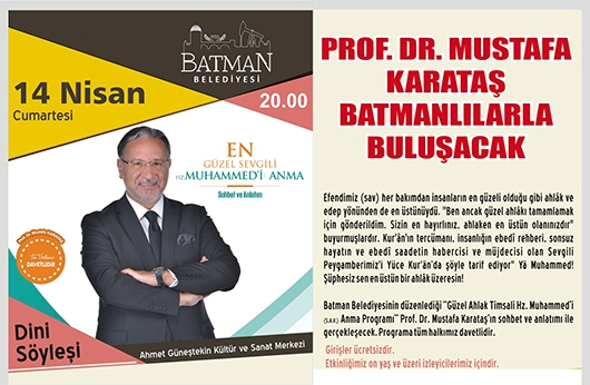 KARATAŞ, BATMANLILARLA BULUŞACAK