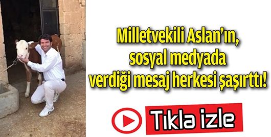 ASLAN’IN SOSYAL MEDYADA VERDİĞİ MESAJ HERKESİ ŞAŞIRTTI