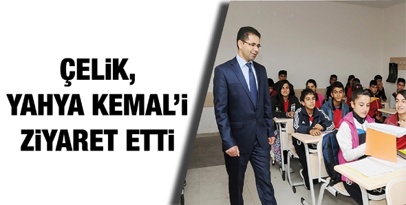 ÇELİK, YAHYA KEMAL’İ ZİYARET ETTİ…