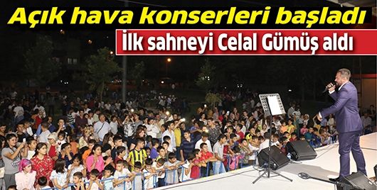 AÇIK HAVA KONSERLERİ BAŞLADI