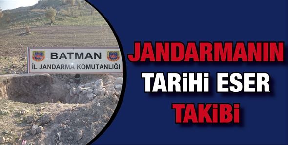 JANDARMANIN TARİHİ ESER TAKİBİ