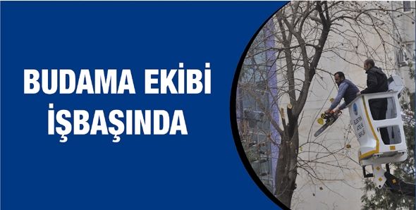 BUDAMA EKİBİ İŞBAŞINDA