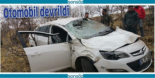 OTOMOBİL DEVRİLDİ