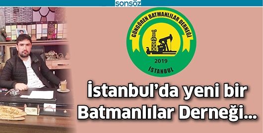 İSTANBUL’DA YENİ BİR BATMANLILAR DERNEĞİ…