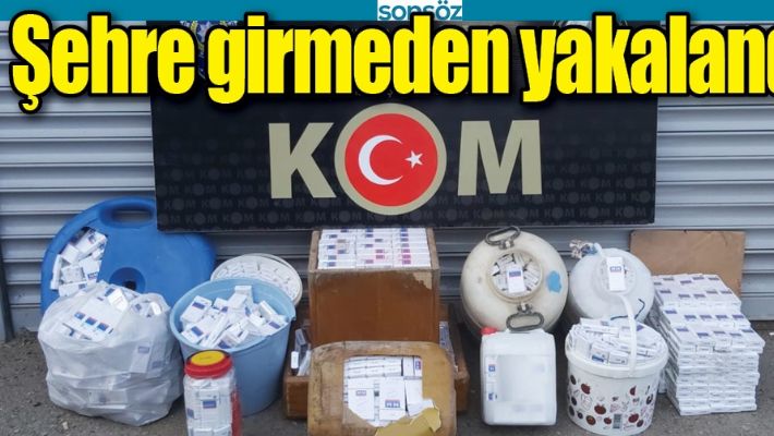 ŞEHRE GİRMEDEN YAKALANDI!