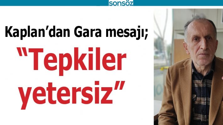 KAPLAN’DAN GARA MESAJI;