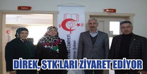 DİREK, STK’LARI ZİYARET EDİYOR