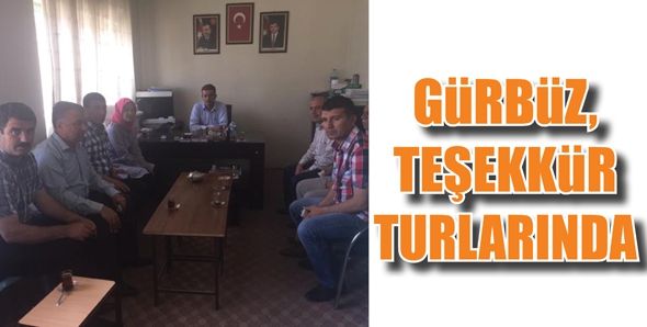 GÜRBÜZ, TEŞEKKÜR TURLARINDA