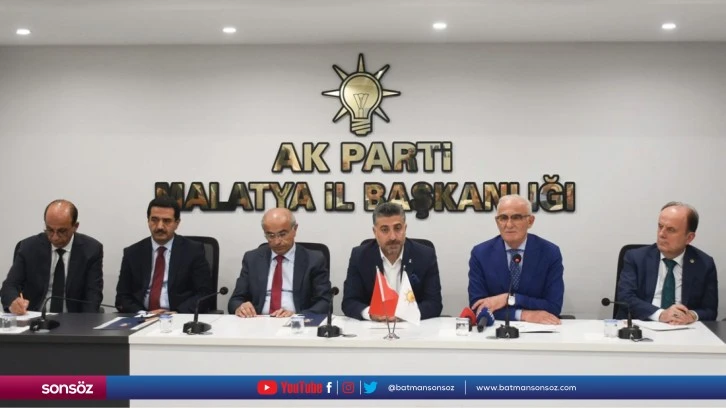  AK Parti Genel Başkan Yardımcısı Yılmaz, Malatya'da konuştu