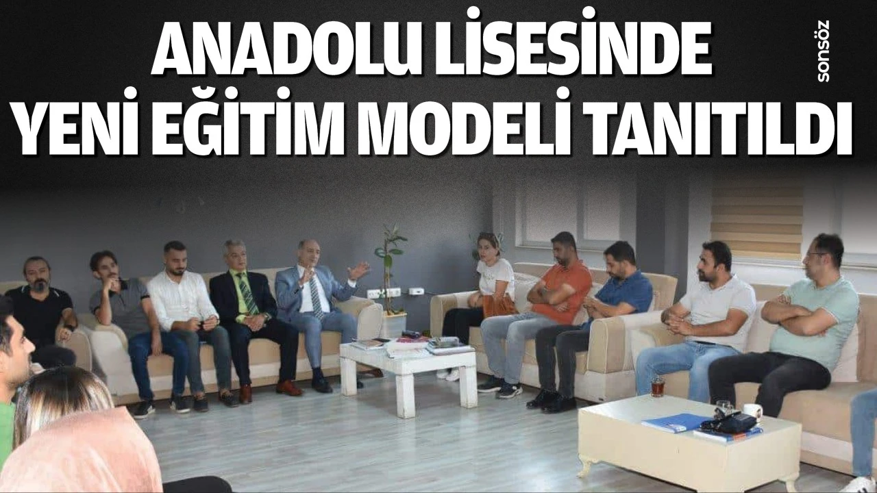 Anadolu Lisesinde yeni eğitim modeli tanıtıldı