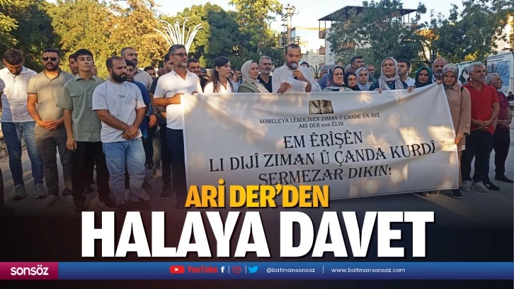 Ari Der’den halaya davet…