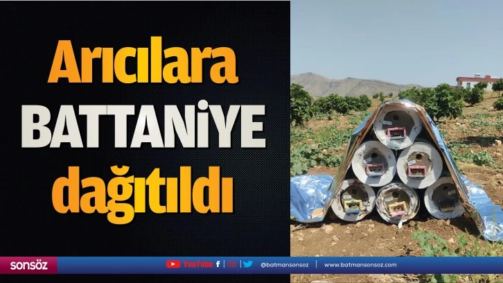 Arıcılara battaniye dağıtıldı