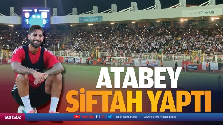 Atabey siftah yaptı