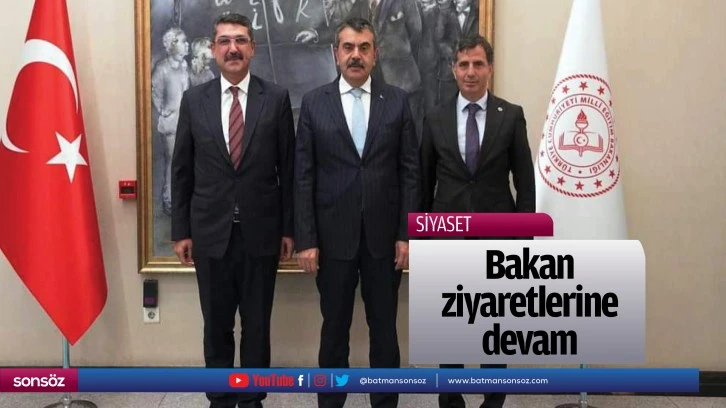 Bakan ziyaretlerine devam…