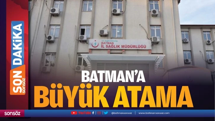 Batman’a büyük atama…