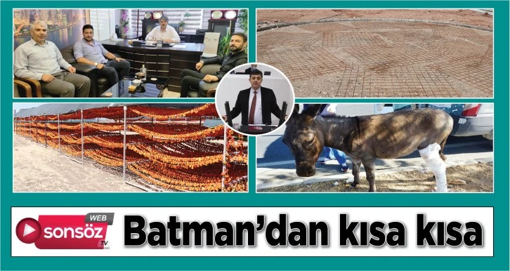 Batman'da bugün neler oldu?