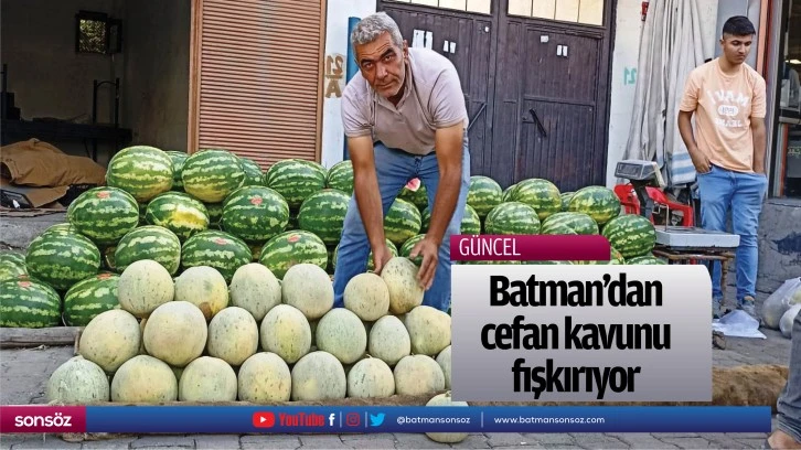 Batman’dan cefan kavunu fışkırıyor