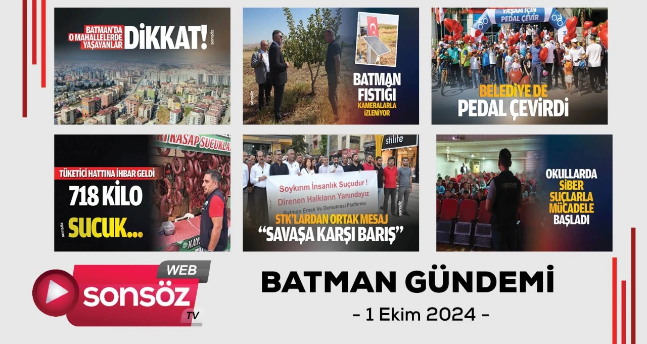 Batman Gündemi 1 Ekim 2024