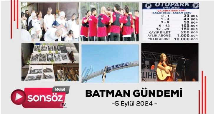 Batman Gündemi 5 Eylül 2024