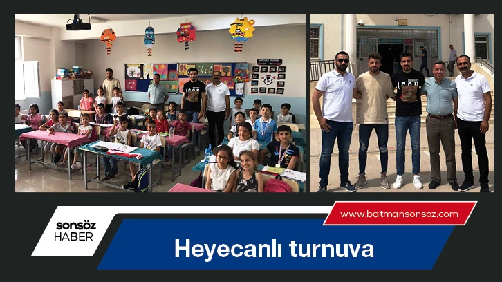 Batman İlkokulu’nda heyecanlı turnuva