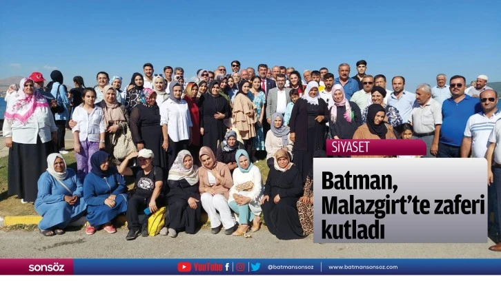 Batman, Malazgirt’te zaferi kutladı