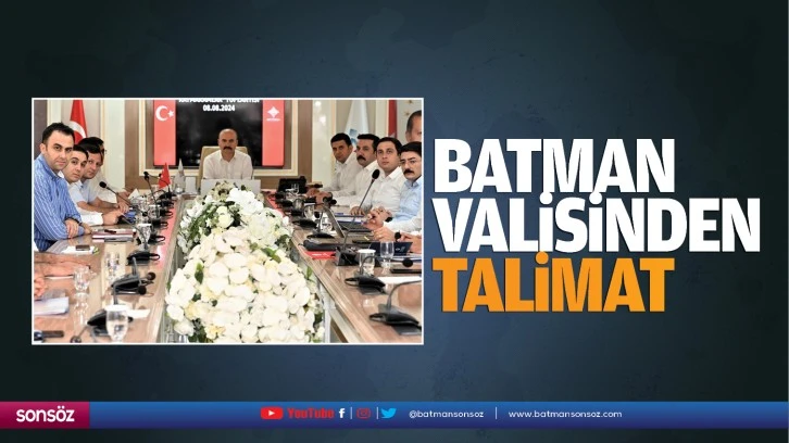 Batman Valisinden talimat