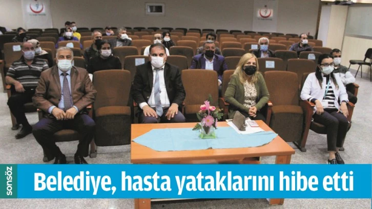 BELEDİYE, HASTA YATAKLARINI HİBE ETTİ