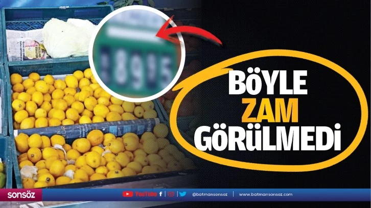 Böyle zam görülmedi