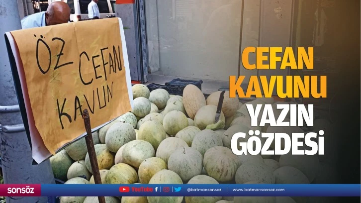 Cefan kavunu yazın gözdesi