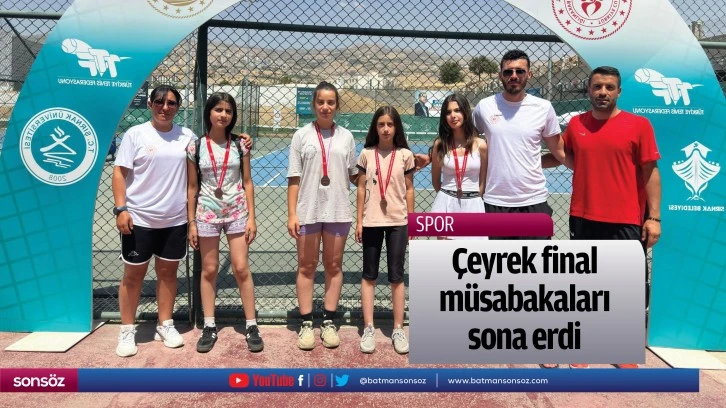 Çeyrek final müsabakaları sona erdi