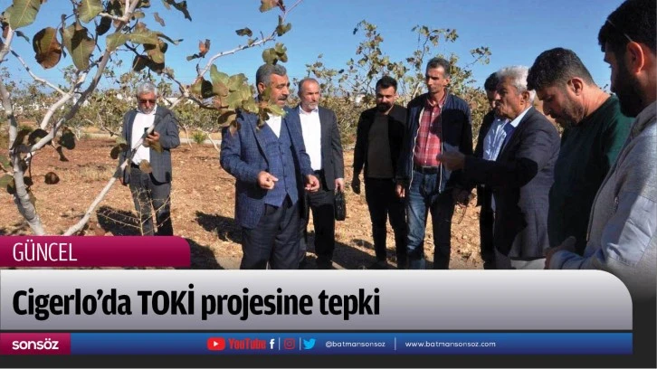 Cigerlo’da TOKİ projesine tepki