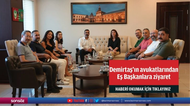 Demirtaş’ın avukatlarından Eş Başkanlara ziyaret