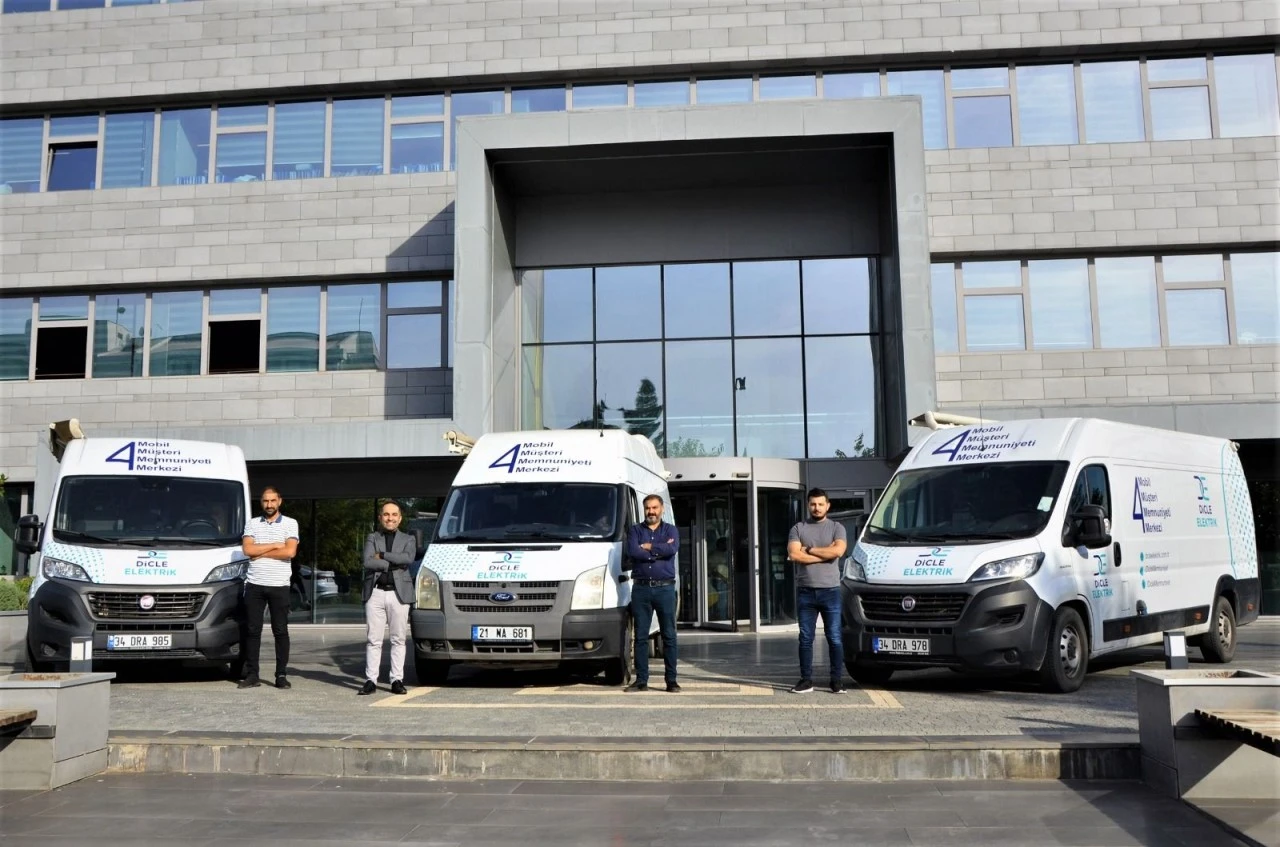 Dicle Elektrik, mobil ekipler sahada